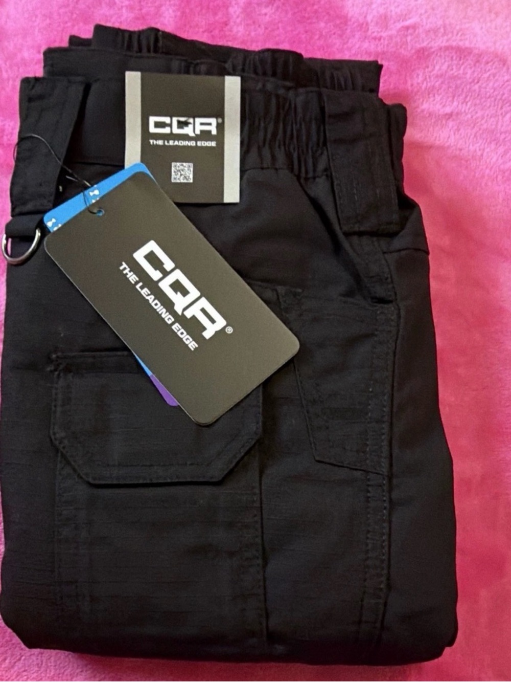 CQR Liberator men’s Black Cargo 2 Pants - The Leading Edge 32W/34L New with Tags